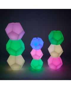 Giant Light Up Boulders - Set of 9