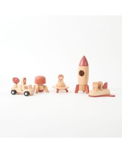 Wooden Space Exploration Set