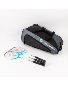 SHOSHIN Carbon  Badminton Racquet- 26" - Pack of 12 FREE BAG