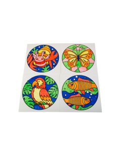 Animal Window Clings - Pack of 4