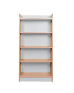 Maplescape Library Bookcase - Grey - 1500mm