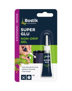 Bostik Super Glu - 3g Gel (Non-Drip)