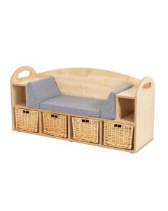 Classic Reading Seat with Baskets