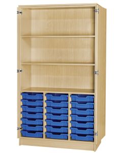 Galt Triple Column 21 Tray Storage Cupboard Unit/Shelves