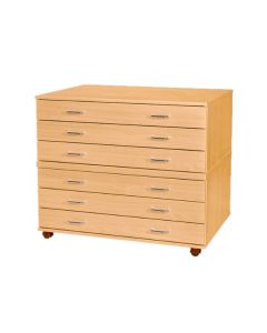 A1 Paper Storage Chest with 6 Drawers