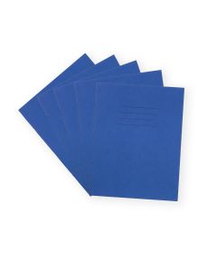 Exercise Book 9x7- 8mm Ruled With Margin- Blue- Pack of 100