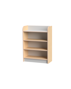 Maplescape Library Bookcase - Grey - 1000mm