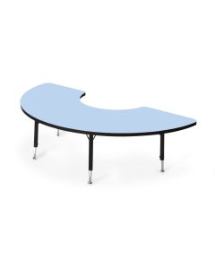 Tuf-Top Arc Height Adjustable Table - Sky Blue