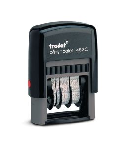 Trodat 4820 Line Dater Self-Inking Stamp