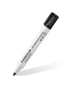 Staedtler Whiteboard Marker Black Bullet Tip - Pack of 10