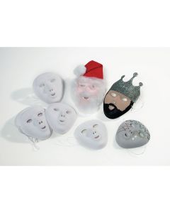 Classmates White Face Masks - Pack of 10