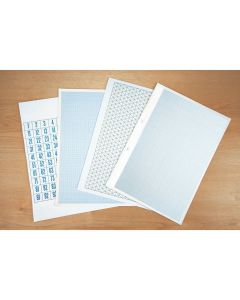 A4 Graph Paper 1 5 and 10mm Squared 2 Hole Punched - 1 Ream