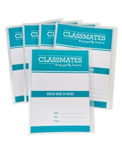 Classmates Display Book A4 Clear - Pack of 5