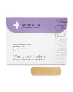 Washproof Plasters - 7.5 x 2.5cm - Pack of 100