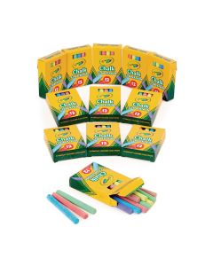 Crayola Anti - Dust Chalk Assorted Pack of 144