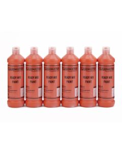 Classmates Ready Mixed Paint - 600ml - Vermillion - Pack of 6