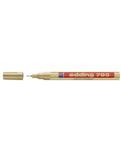 Edding 780 Extra Fine Paintmarker - Gold - Pack of 10