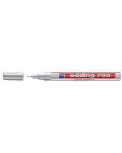 Edding 780 Extra Fine Paintmarker - Silver - Pack of 10