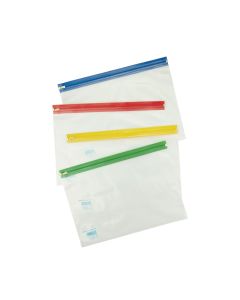 Bulky Zip Wallet A4 - Red - Pack of 25