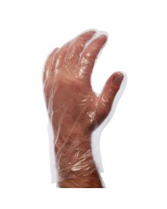 Medium Clear Powder Free Disposable Gloves - Pack of 100