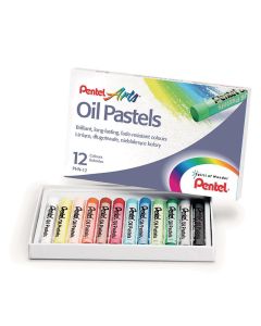Pentel Arts Oil Pastels - Pack of 12