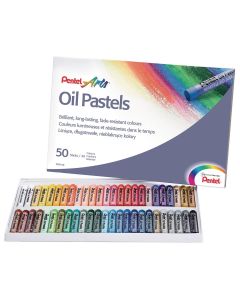 Pentel Arts Oil Pastels - Pack of 50