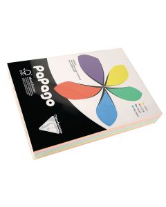 Papago Copier Paper A4 Assorted - Pack of 100