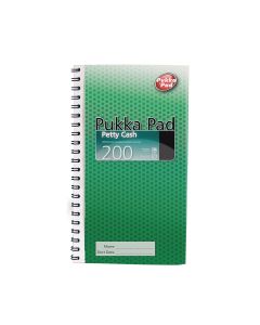 Pukka Petty Cash 50 Page Book Green