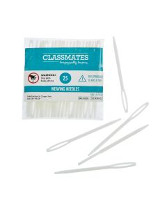 Classmates Children's Plastic Weaving Needles - Pack of 25