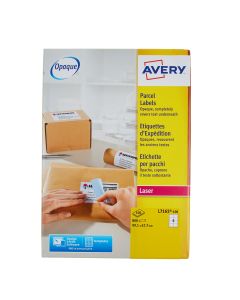 White Avery Jam-Free Quick PEEL Labels - Pack of 100 Sheets