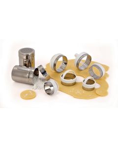 Stainless Steel Cutters - Fluted - Pack of 3