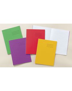 A4 Exercise Book 64 Page 8mm Ruled With Margin - Yellow - Pack of 50