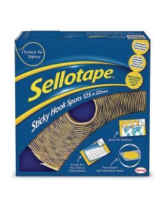 Sellotape Hook Spots - 22mm - Pack of 125