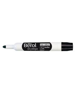 Berol Whiteboard Marker Black Bullet Tip - Pack of 48