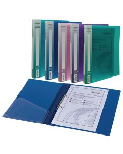Snopake A4 Ring Binder Blue - Pack of 10