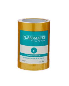Classmates Golden Tape 25mm x 66m - Pack of 6