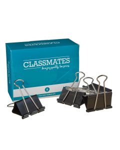 Classmates Fold Back Clip Black 50mm - Pack of 10