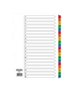 Eastlight A4 Mylar Dividers 20-part A-Z Europunched
