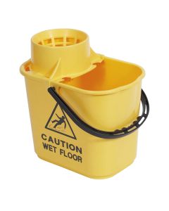 Classmates Professional Mop Bucket and Wringer - Yellow