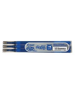 Pilot FriXion Point Refills Pen - Blue - Pack of 3