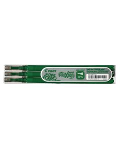 Pilot FriXion Point Refills Pen - Green - Pack of 3