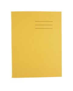 Exercise Book 8 x 4in 48 Pages 8mm Ruled - Yellow - Pack of 50