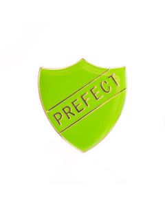 Prefect Shield Badge - Green - Pack of 10