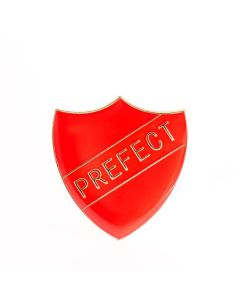 Prefect Shield Badge - Red - Pack of 10