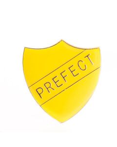 Prefect Shield Badge - Yellow - Pack of 10