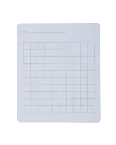 Classmates Rigid Whiteboards - Non-magnetic - A4 Gridded - Pack 10 - Pack of 10