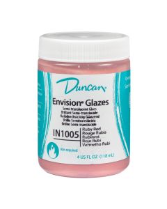 Duncan envision Brush - On Glazes 473ml - Ruby Red