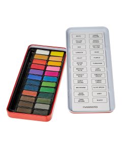 Classmates Watercolour Paint in 24 Assorted Colours - Pan Set