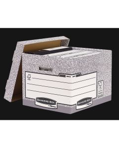 Standard Storage Box - Grey/White - Pack of 10