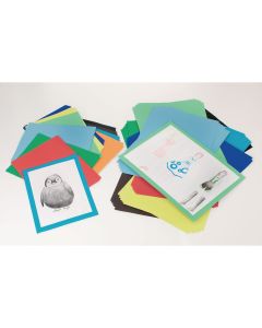 Classmates A4+ Mounting Paper - Assorted Pack of 100